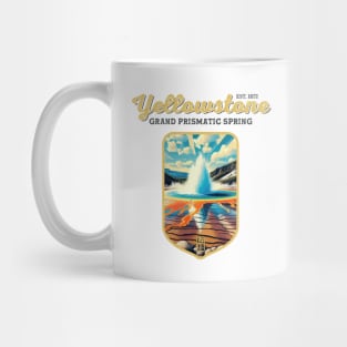 USA - NATIONAL PARK - YELLOWSTONE Grand Prismatic Spring - 8 Mug